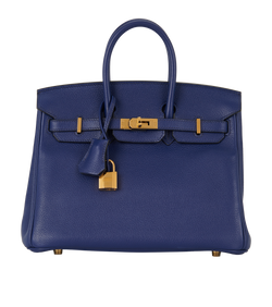 Birkin 25 In Bleu Saphir Novillo Taurillon Leather, Y (2020), DB/B/CL/K/L/